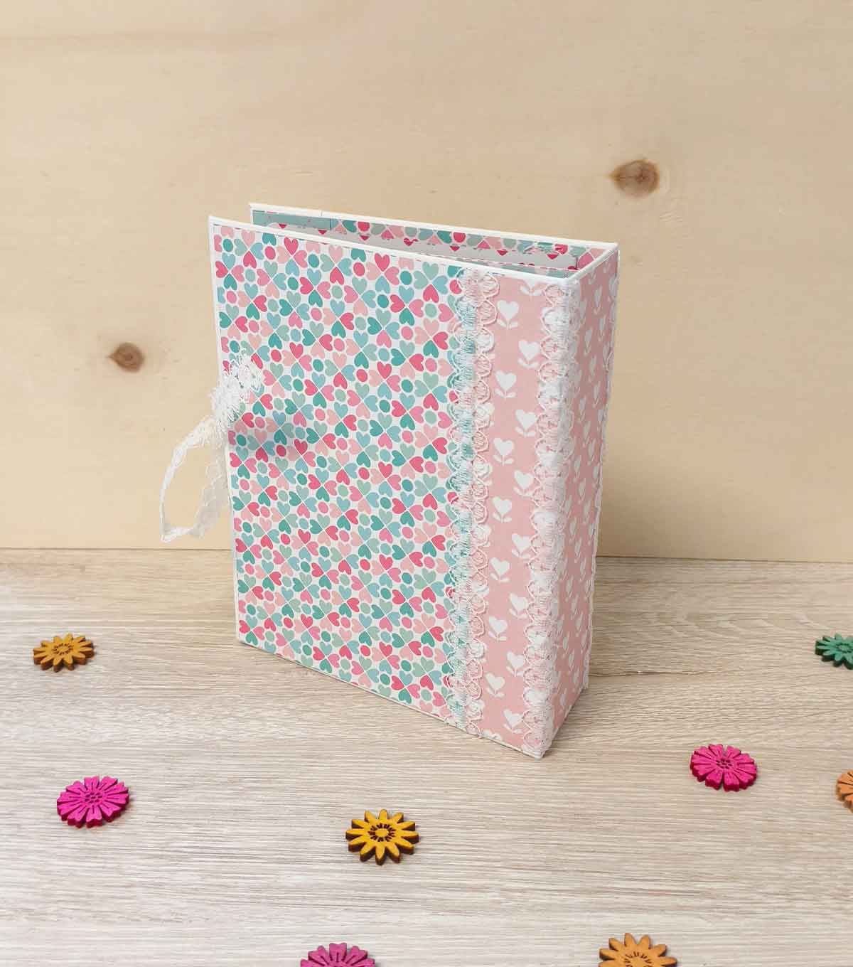 album-personalizado-scrap-mini-corazones album-scrap-personalizado-corazones