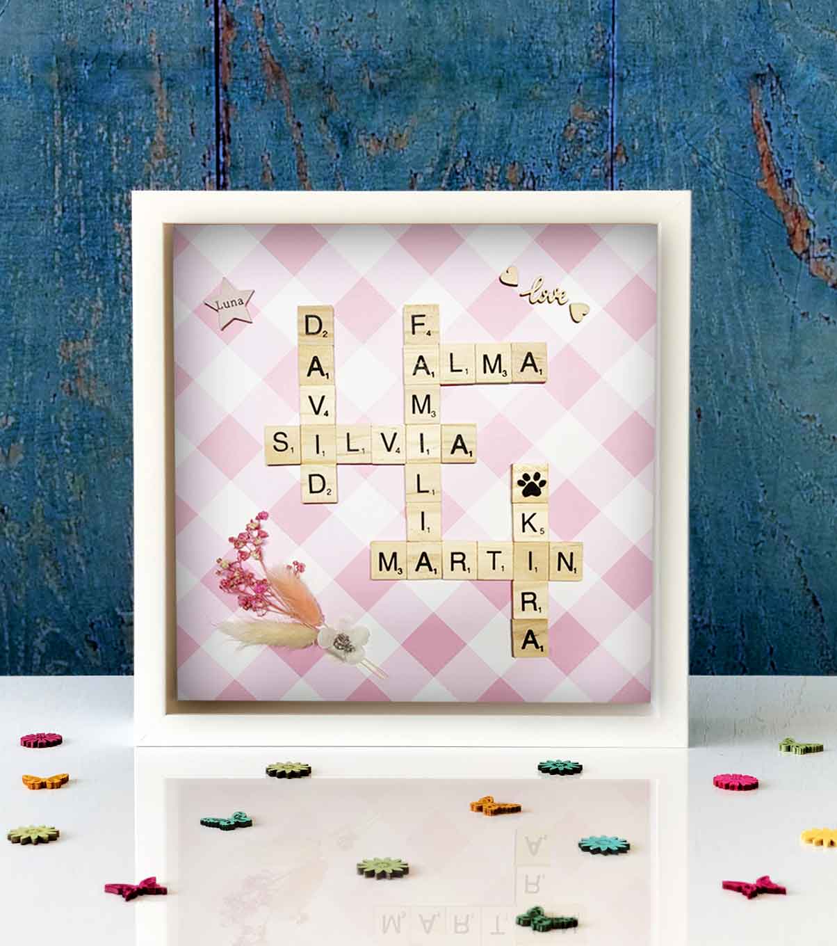 Cuadro-familia-scrabble cuadro-con-letras-de-scrabble