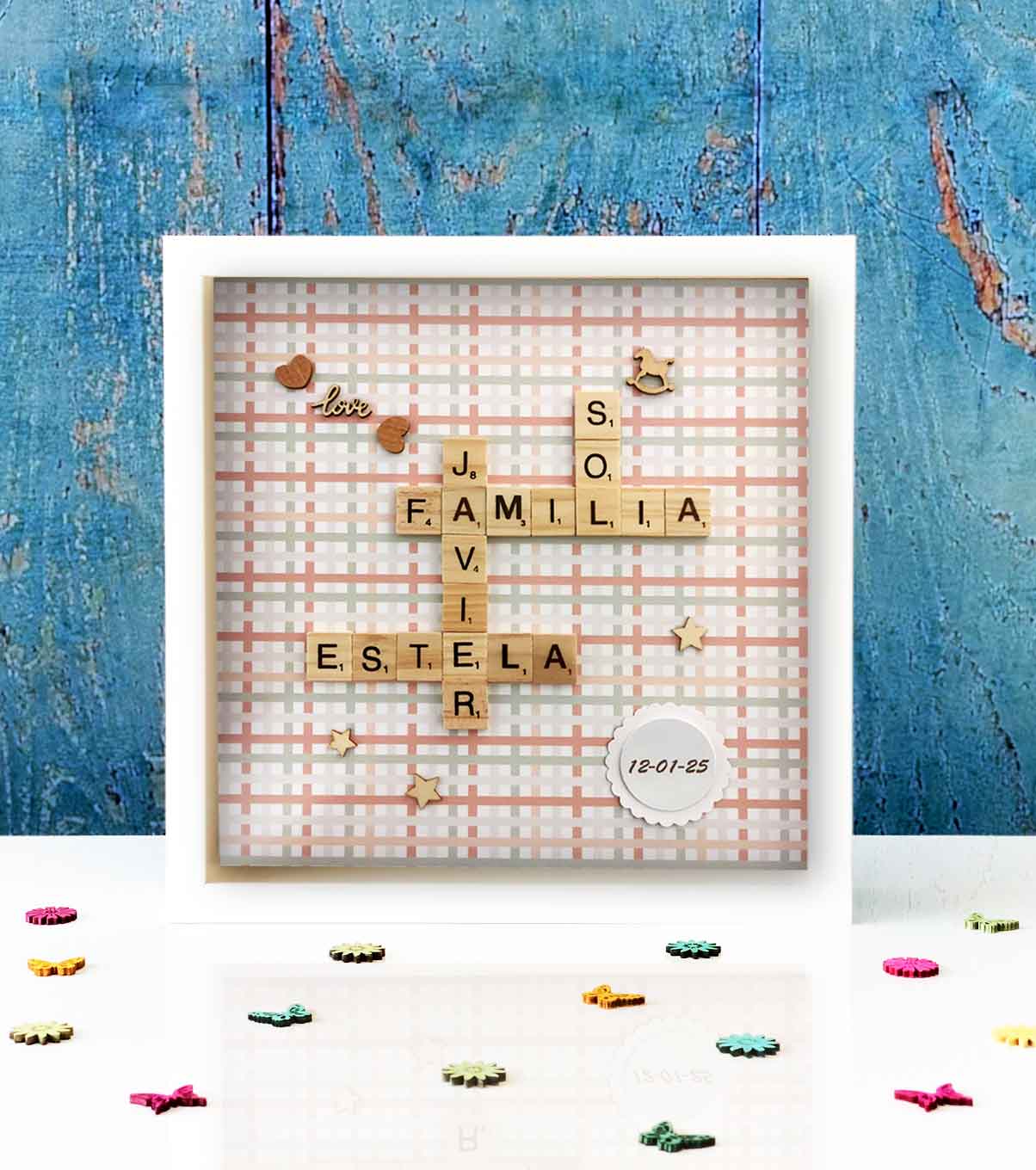 Cuadro-familia-scrabble cuadro-familia-scrabble-personalizado