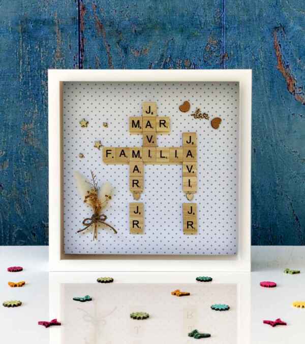 Cuadros scrabble personalizados