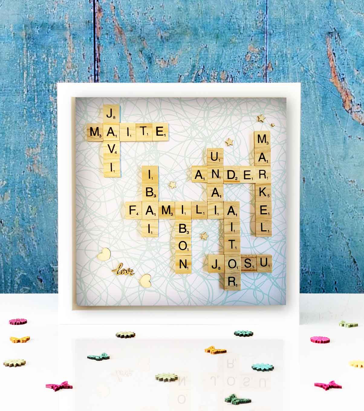 cuaadro-familia-letras-scrabble cuadro-familia-letras-scrabble