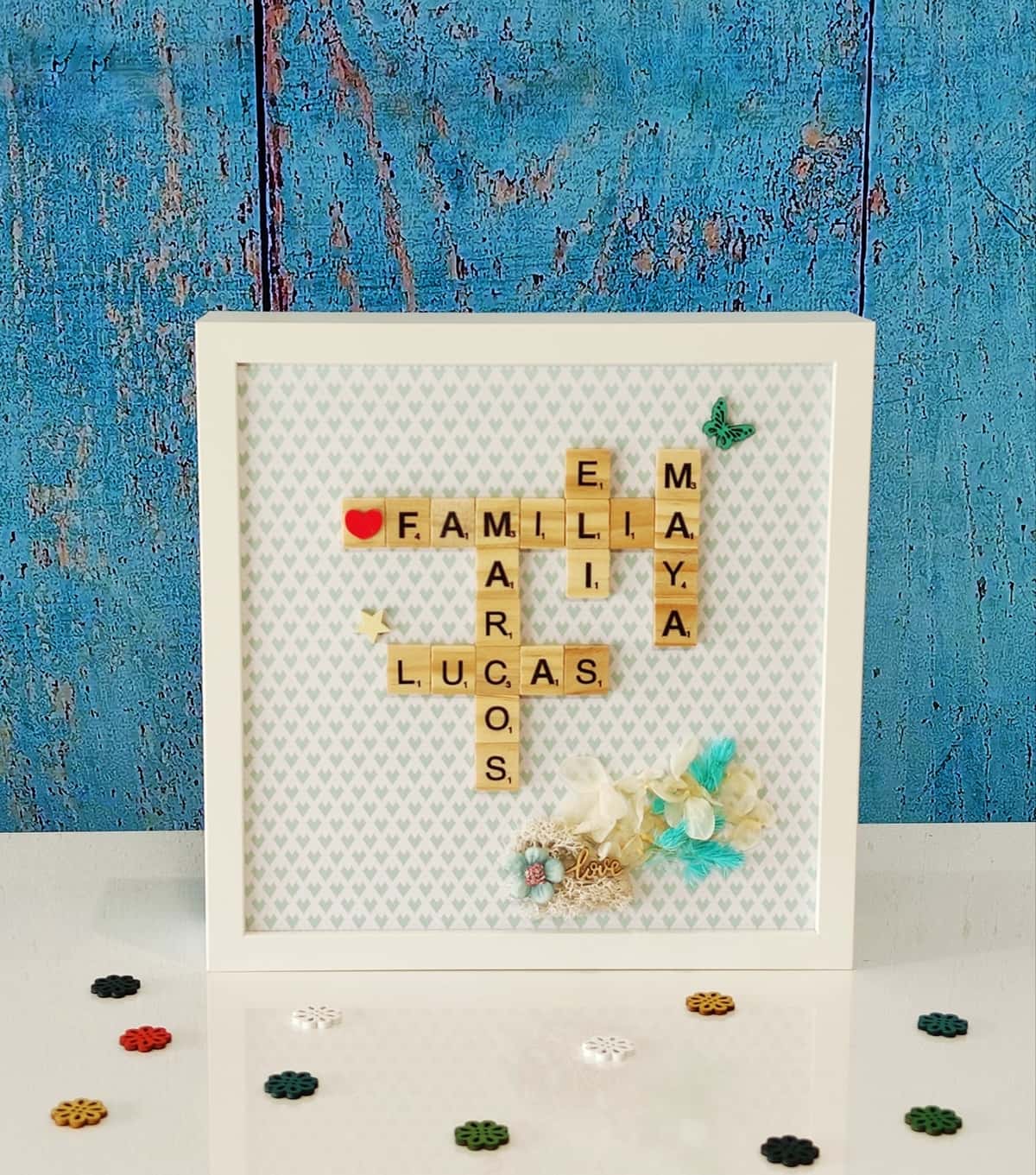 Cuadro familia scrabble 2 (2) cuadro-familia-scrabble-10-la-ilusion-de-sandra
