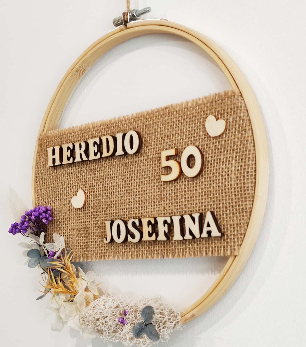 Bastidor-bodas-oro-5 bastidor-flores-personalizado-aniversario-boda-la-ilusion-de-sandra