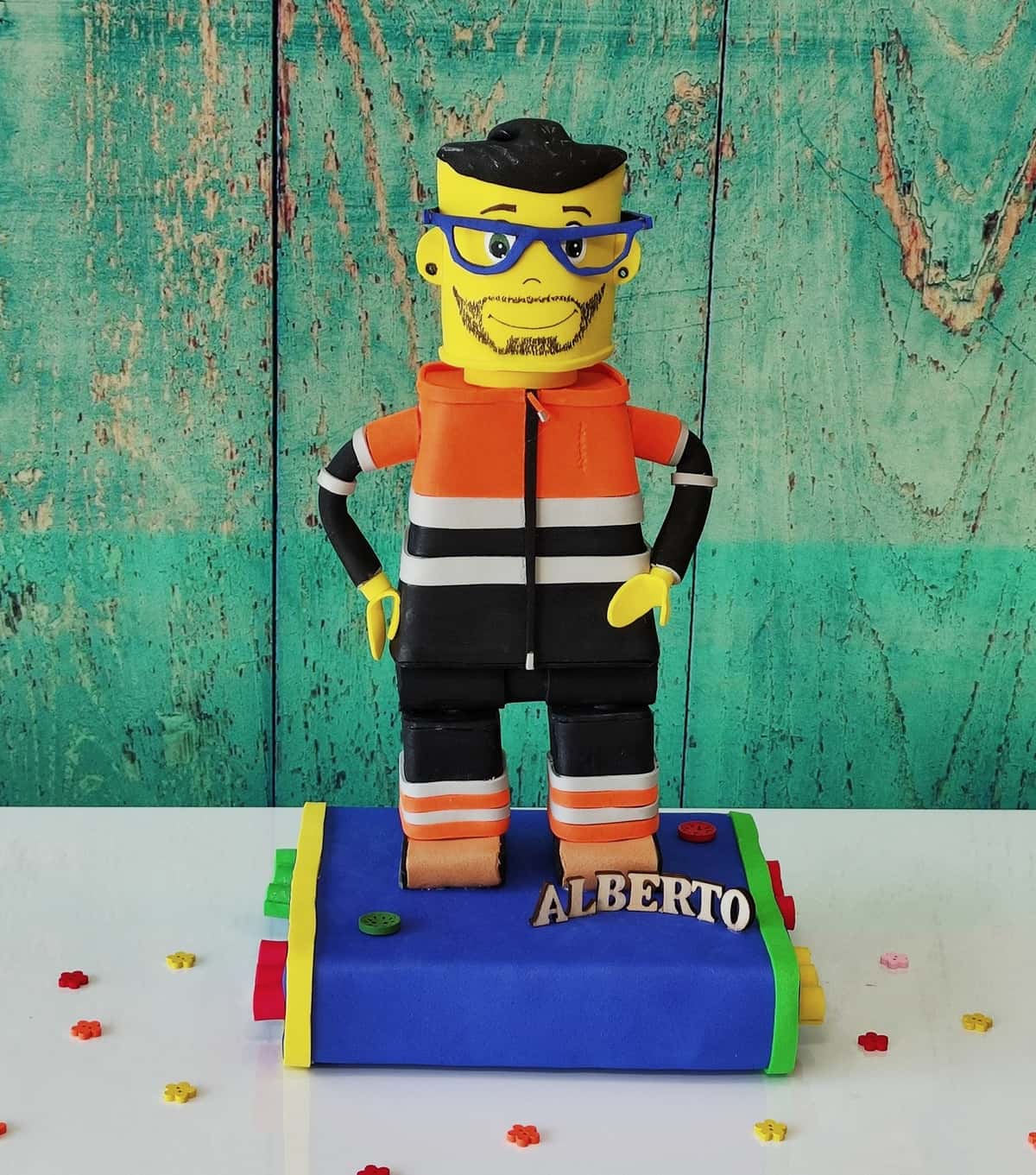 Fofucha lego personalizada fofucha-lego-personalizada-la-ilusion-de-sandra