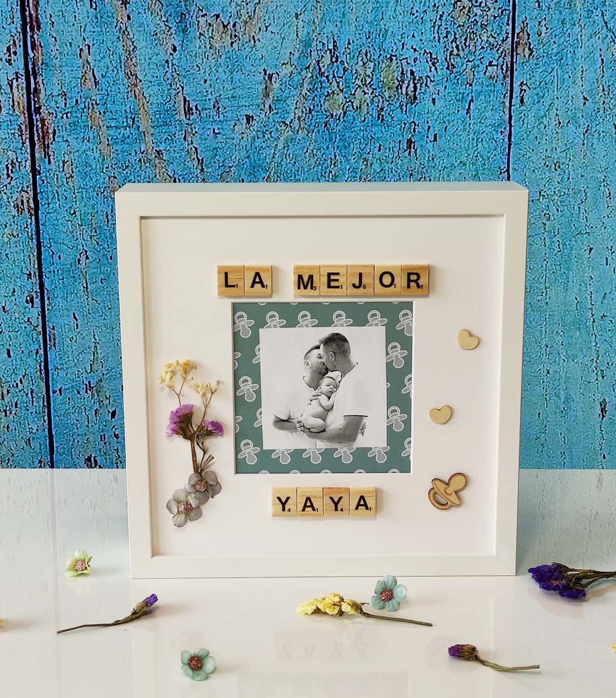 Cuadro scrabble mejor yaya-la-ilusion-de-sandra Regalo-personalizado-yayos-Cuadro-scrabble-mejor-yaya-la-ilusion-de-sandra