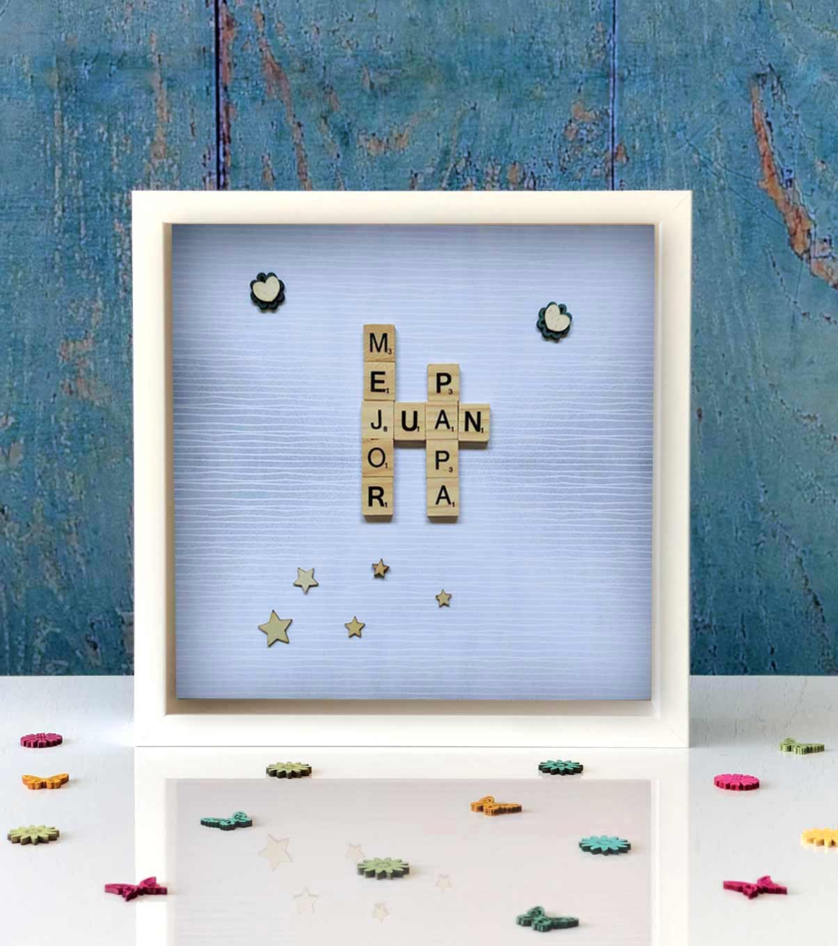 cuadro-mejor-papa-scrabble-personalizado-la-ilusion-de-sandra-1 regalo-dia del padre-personalizado-cuadro-mejor-papa-scrabble-personalizado-la-ilusion-de-sandra-1