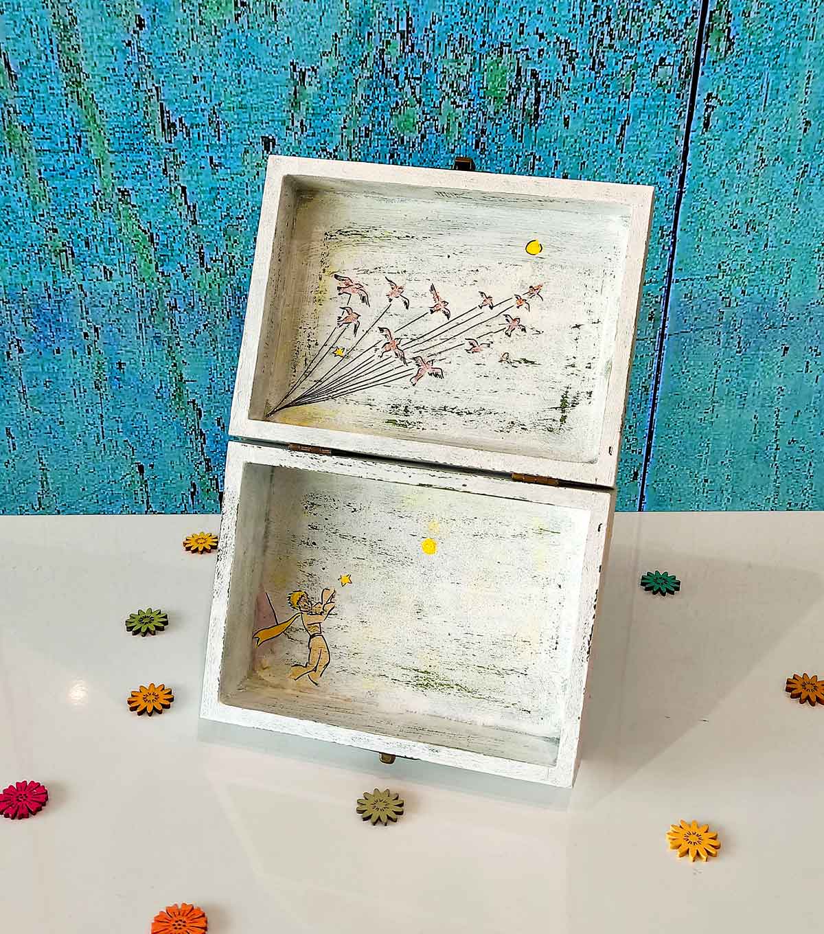caja-madera-el-principito-decoupage-la-ilusion-de-sandra caja-madera-decoupage-el-principito