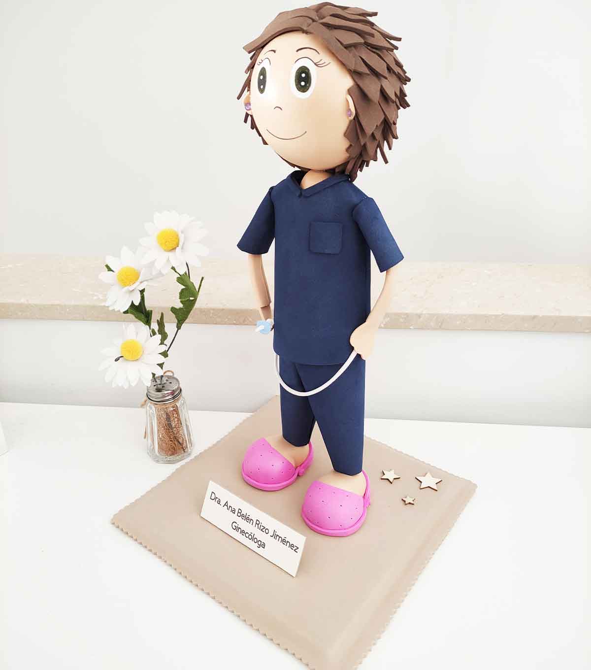 fofucha-personalizada-medico fofucha-ginecologa-personalizada