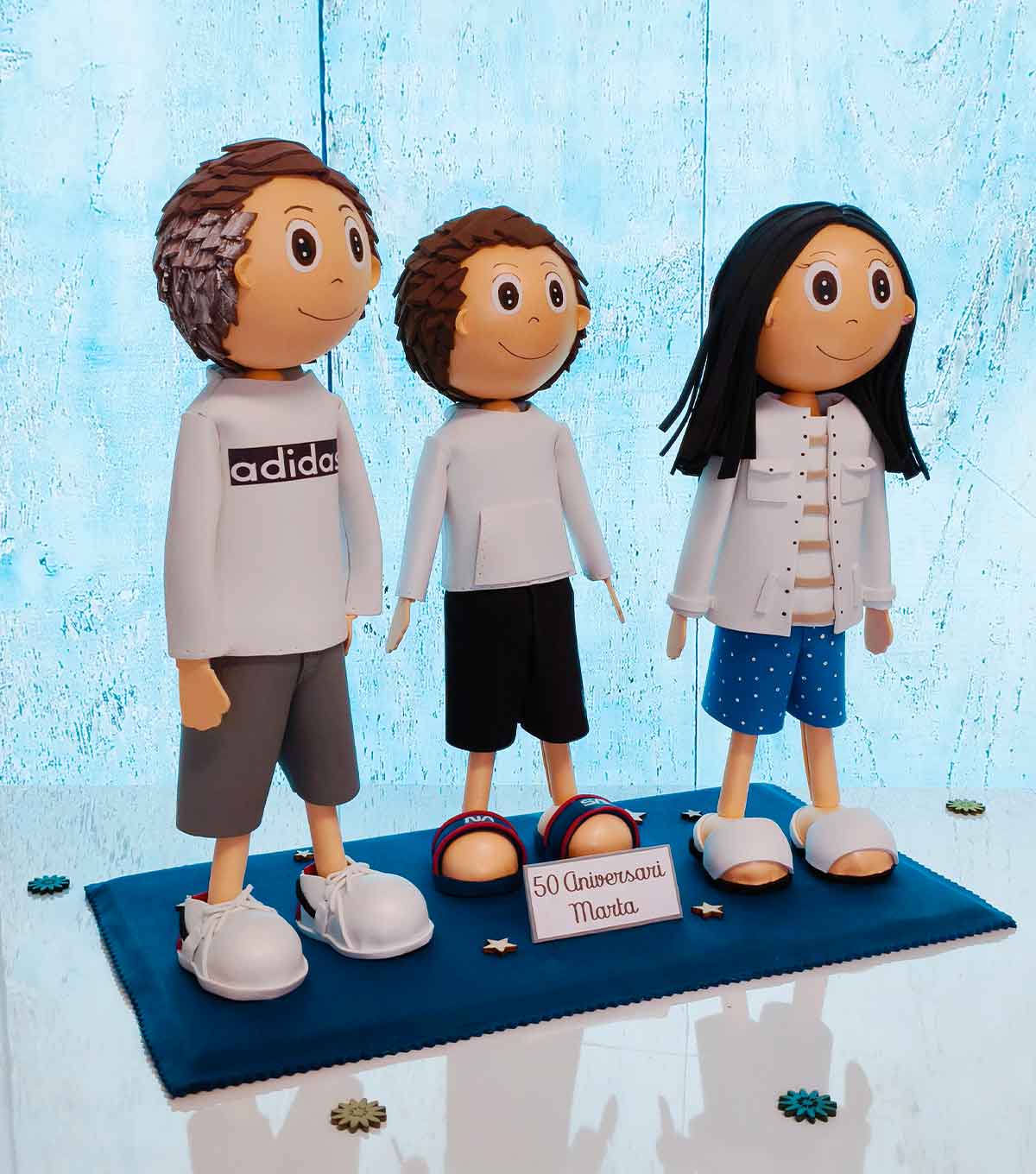 fofucha-familia-de-tres-personalizada fofucha-familia-triple-personalizada